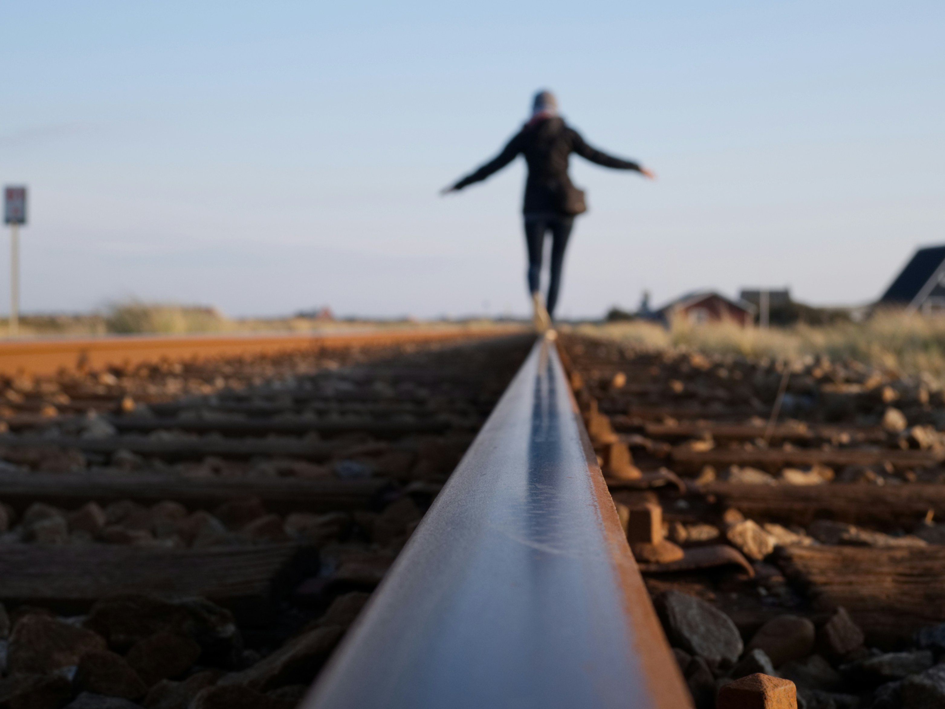 Balance on a railway