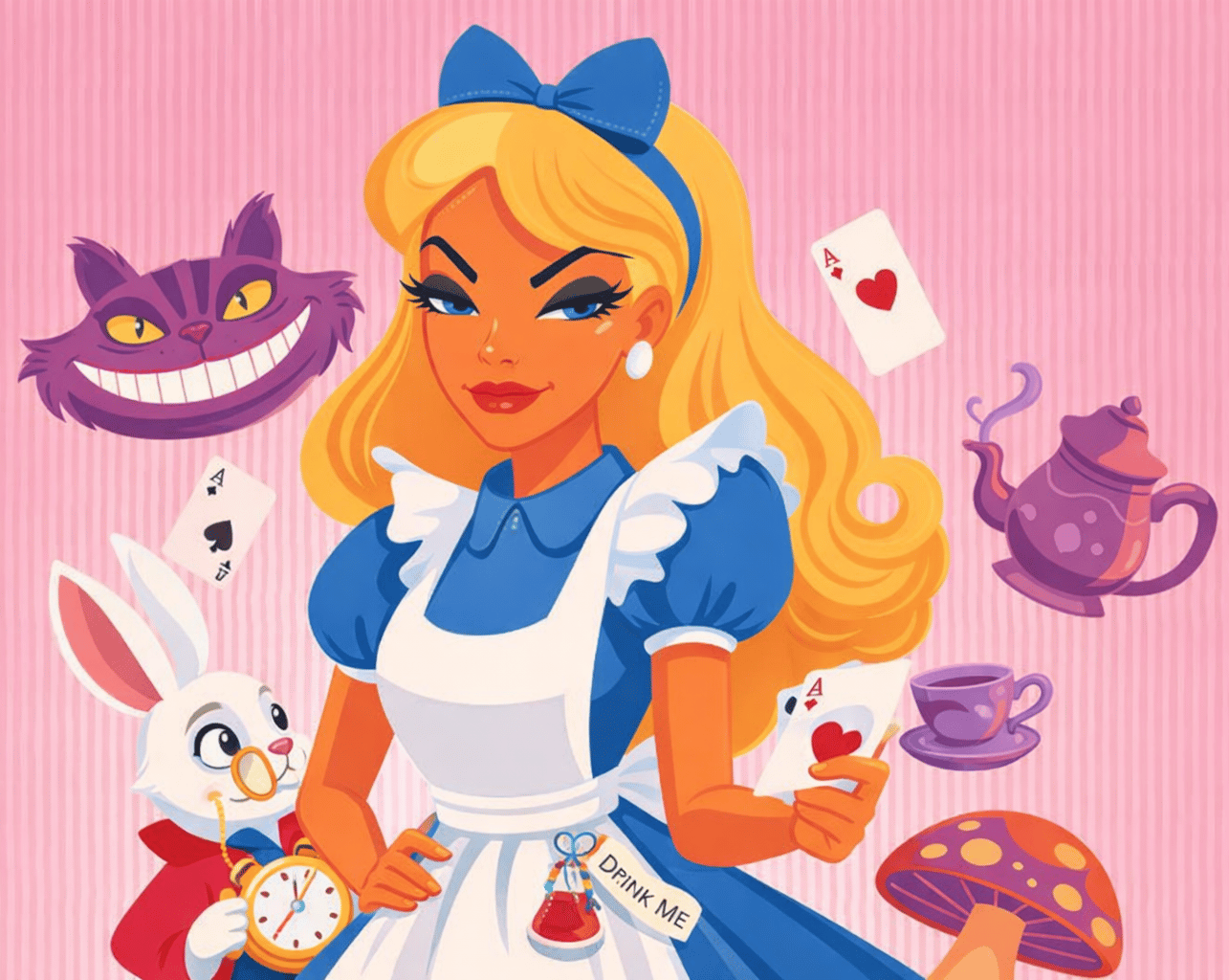 Alice in Wonderland Peppers & Pearls