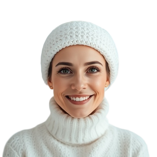 A person smiling to the camera with a white background looking like
