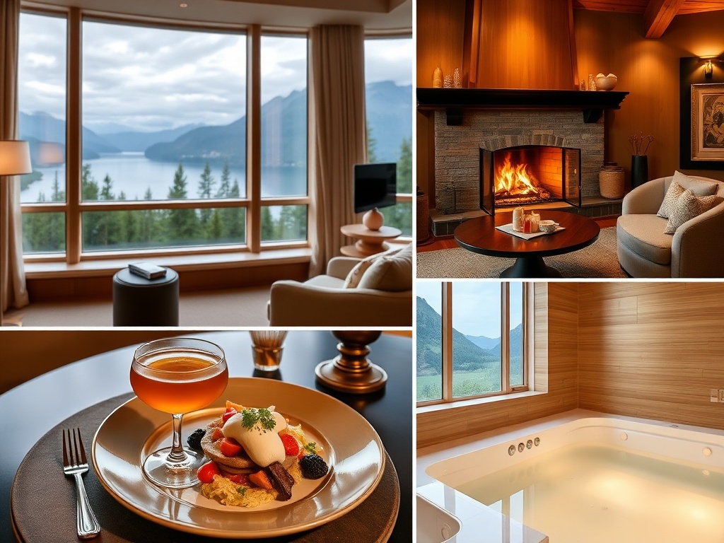 Fjordhaven Lodge collage