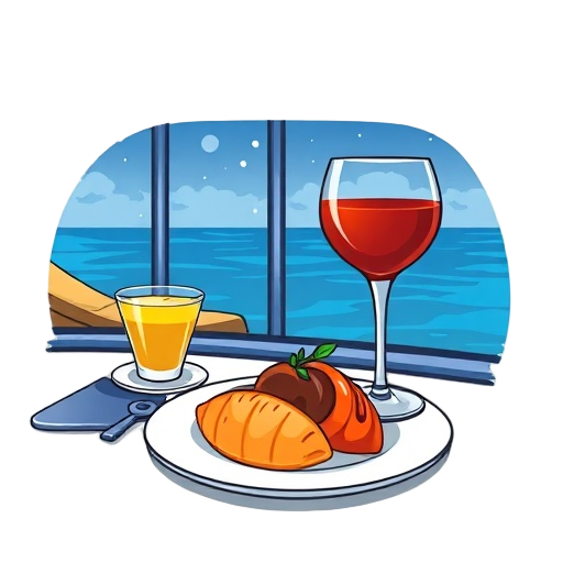 "Harbor suite" "adult only" "exclusive lounge" "concierge key" "seafood plate" "cocktail glass" "night entertainment" "ocean blue"