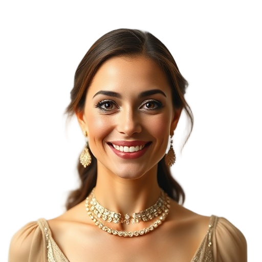 A person smiling to the camera with a white background looking like