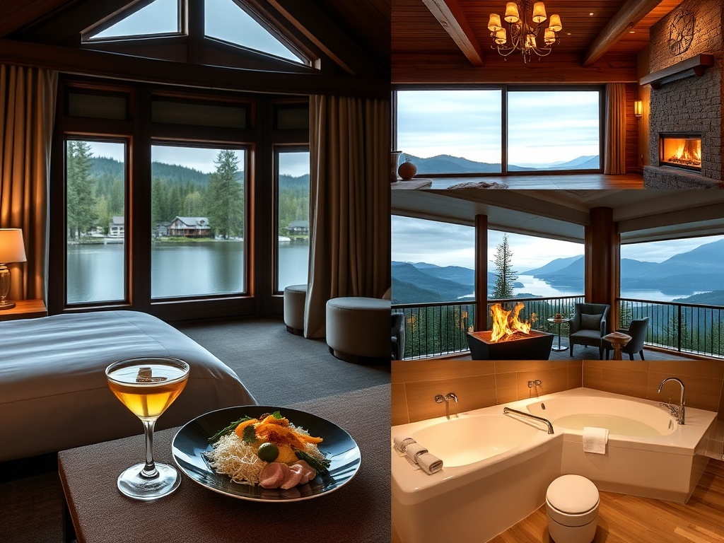 Fjordhaven Lodge collage