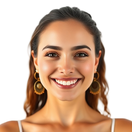 A person smiling to the camera with a white background looking like