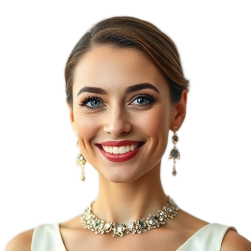 A person smiling to the camera with a white background looking like