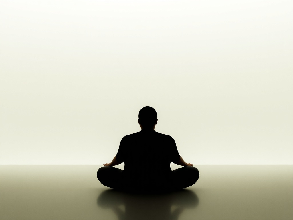"A serene, minimalistic scene
