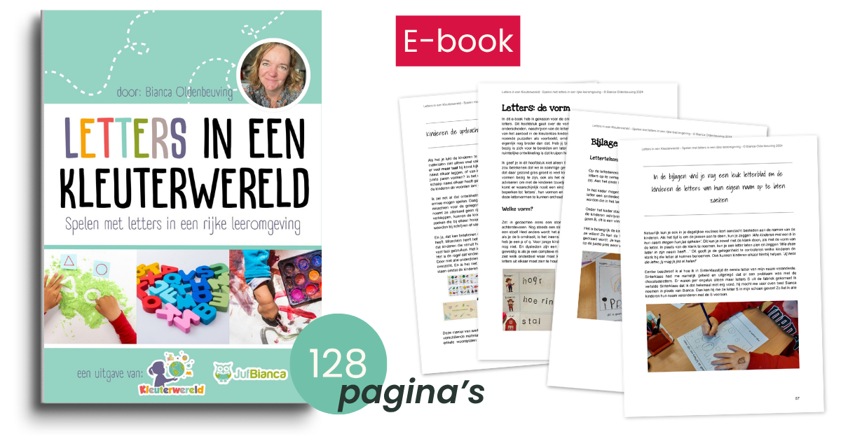 Letters in een Kleuterwereld - e-book