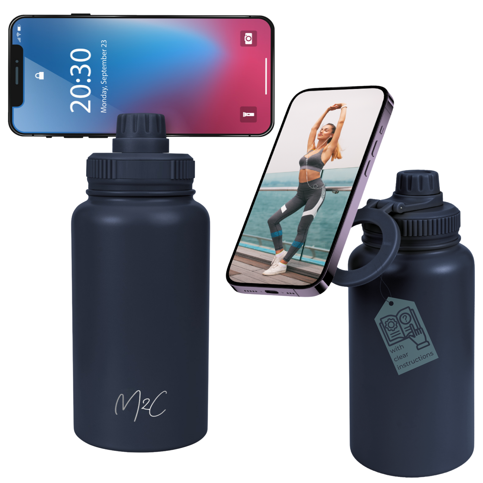 M2C MAGESAFE WATERFLES_BLAUW