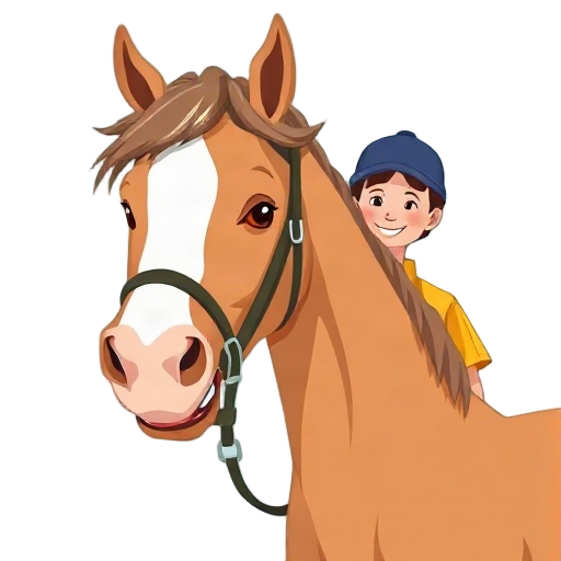 "Happy horse" "caring owner" "bright arena"
