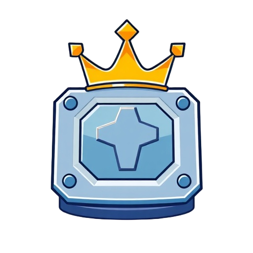 Carefully describe an image in great detail that needs to be generate, use quotes to split visual things "crown" "chip" "spark"