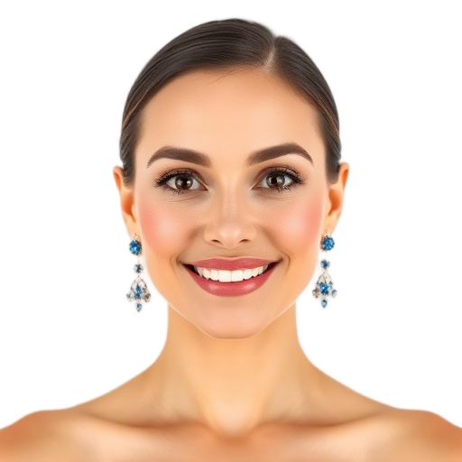 A person smiling to the camera with a white background looking like