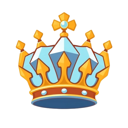 Carefully describe an image in great detail that needs to be generate, use quotes to split visual things. "Luxury" "Crown" "Diamond"