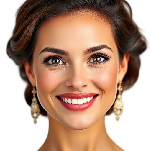 A person smiling to the camera with a white background looking like