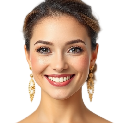 A person smiling to the camera with a white background looking like
