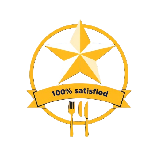 "five star badge" Carefully describe an emblem-like icon representing a luxury casino hotel experience