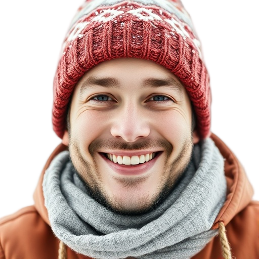 A person smiling to the camera with a white background looking like