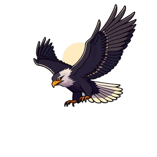 Glowing wolf eyes "Soaring eagle wings "Moonlit canyon"