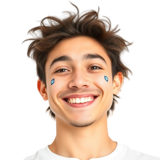 A person smiling to the camera with a white background looking like