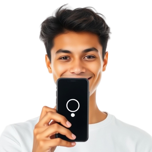 A person smiling to the camera with a white background looking like