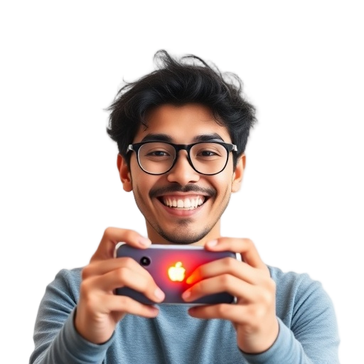 A person smiling to the camera with a white background looking like