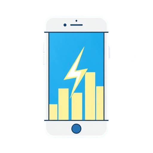 "smartphone" "charts" "lightning"