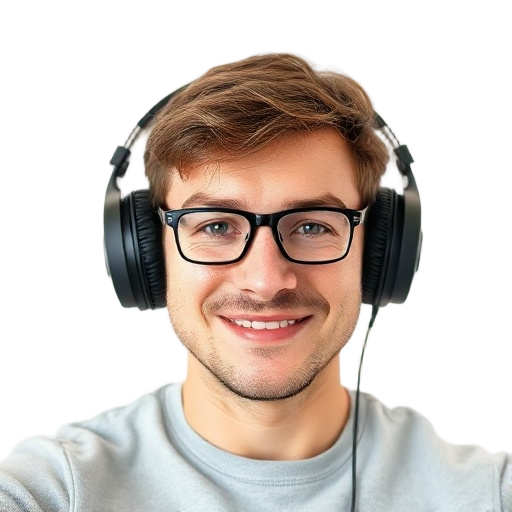 A person smiling to the camera with a white background looking like