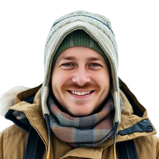A person smiling to the camera with a white background looking like
