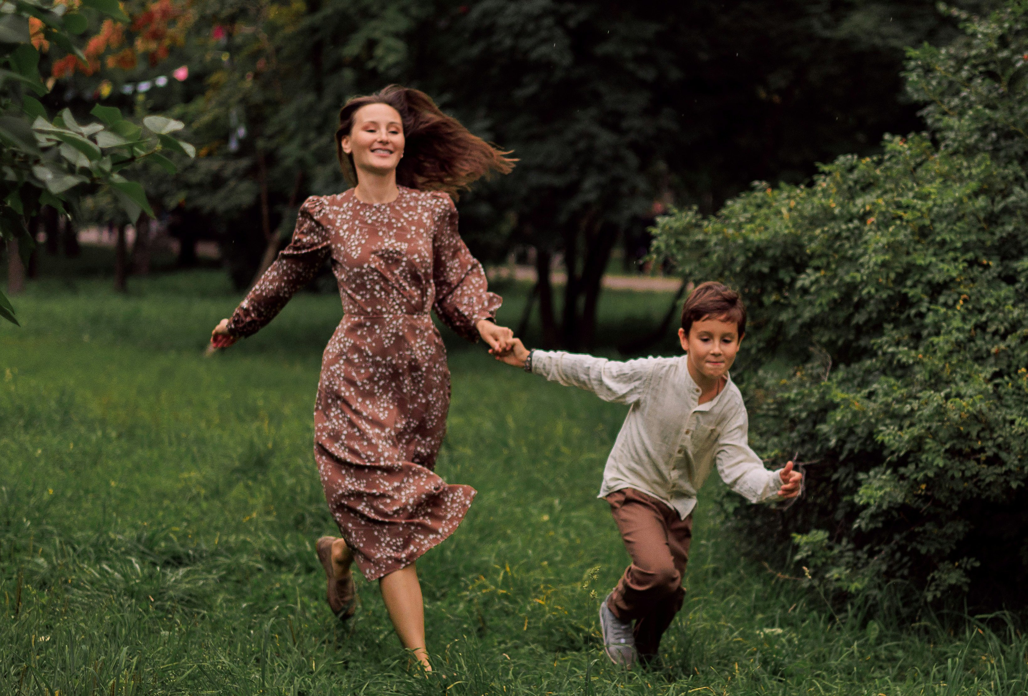 Runing with the son