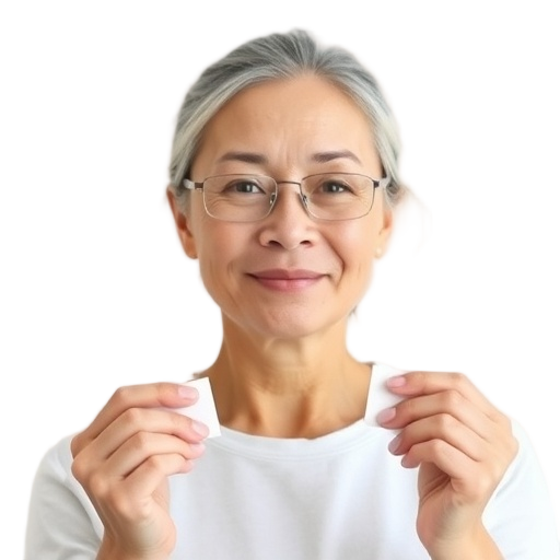 A person smiling to the camera with a white background looking like