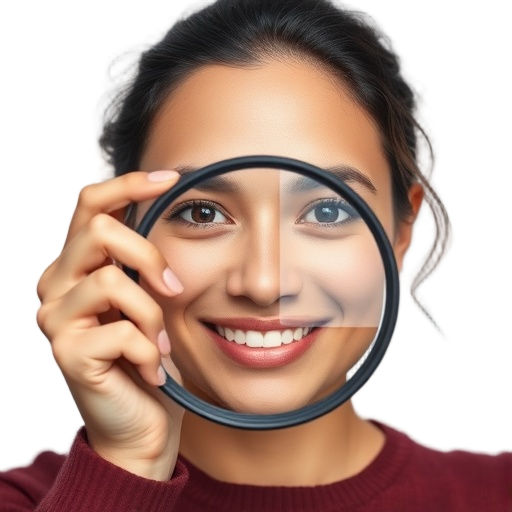 A person smiling to the camera with a white background looking like