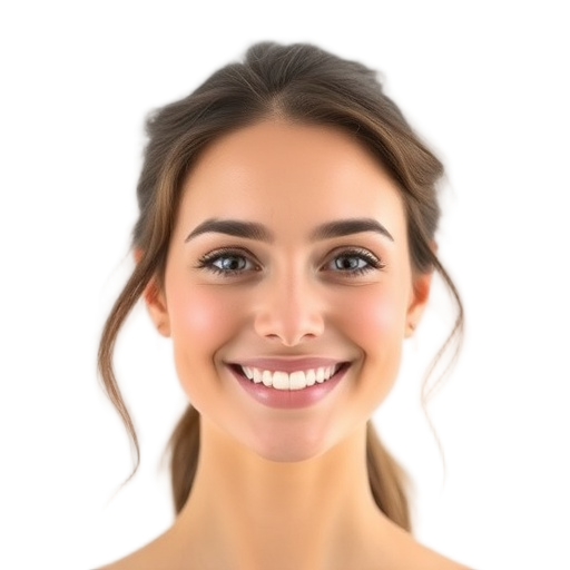 A person smiling to the camera with a white background looking like