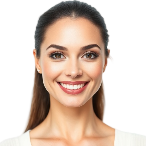 A person smiling to the camera with a white background looking like