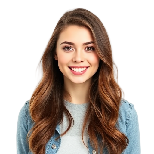 Een persoon die naar de camera glimlacht met een witte achtergrond.