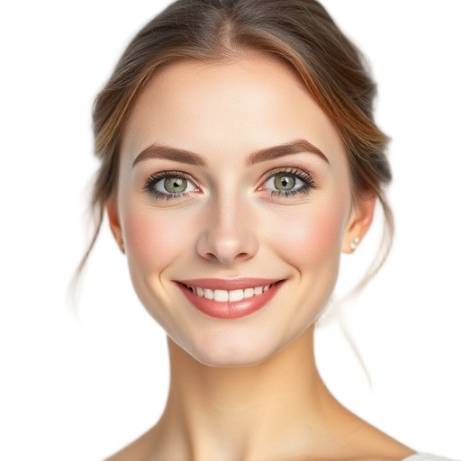 A person smiling to the camera with a white background looking like