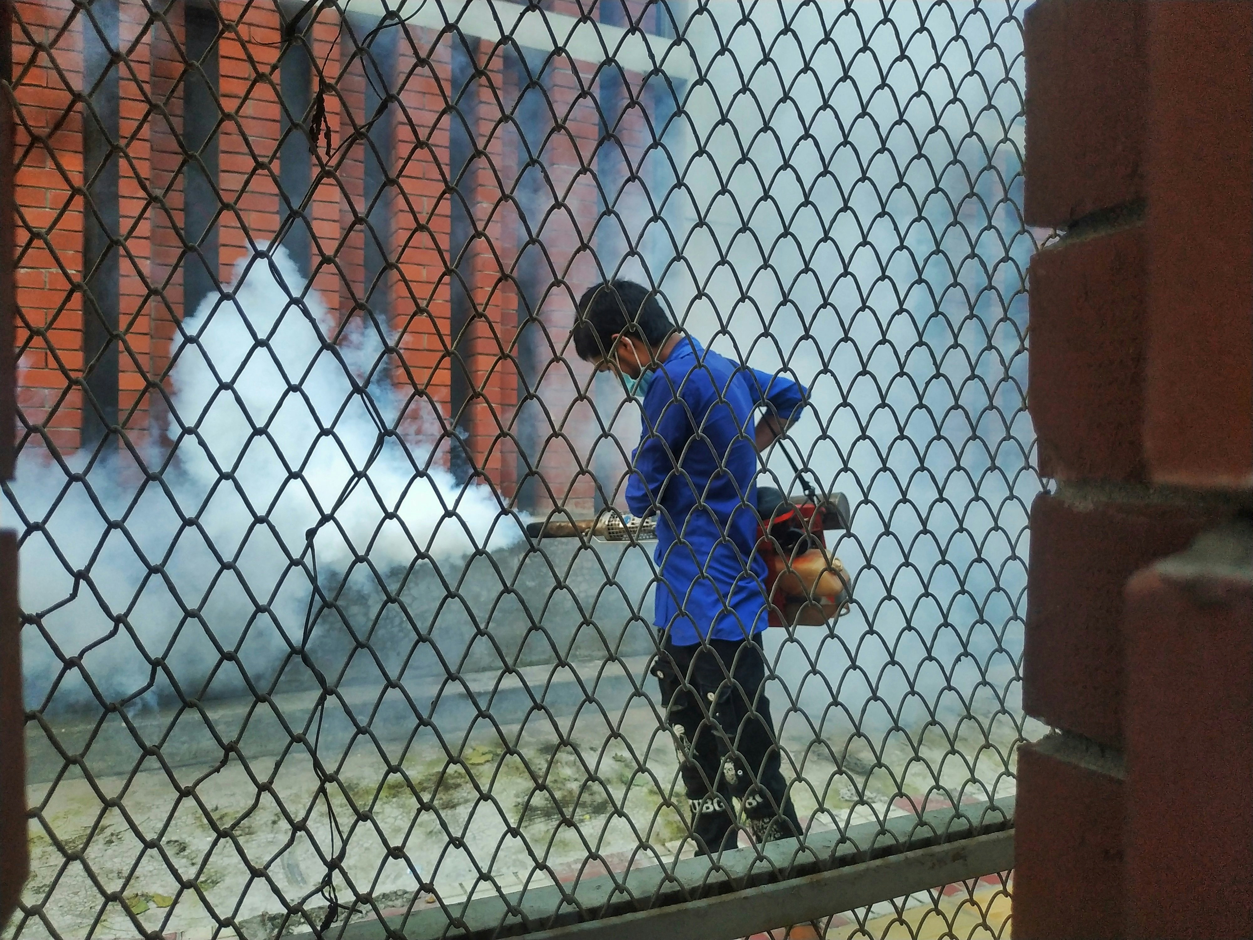 A mosquito spray guy.