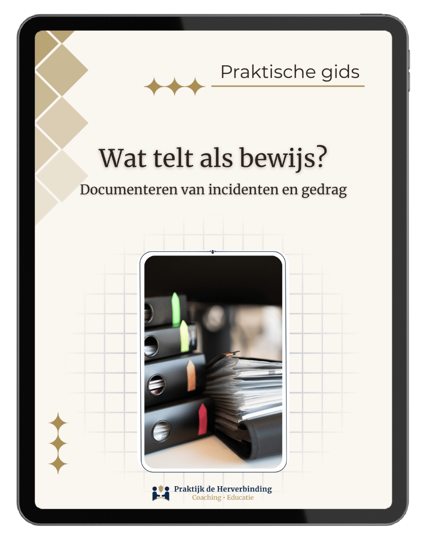 Mockup - Wat telt als bewijs - Transparant