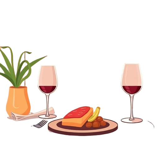 Carefully describe an image in great detail that needs to be generate, use quotes to split visual things. "luxury" "dinner" "spa"