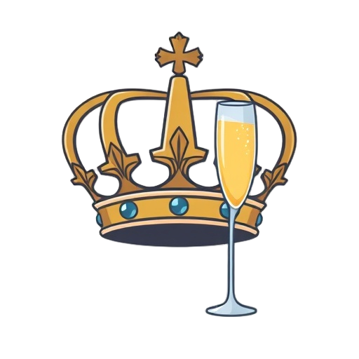 "royal crown" "marble hotel" "champagne flute"