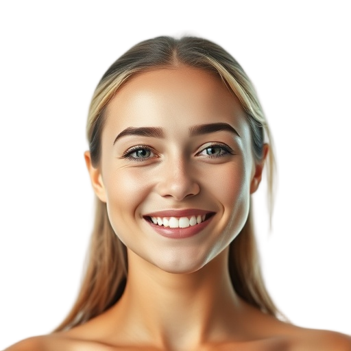 A person smiling to the camera with a white background looking like