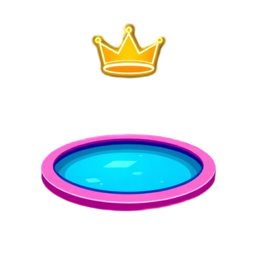 "gold crown" "neon card" "diamond pool"