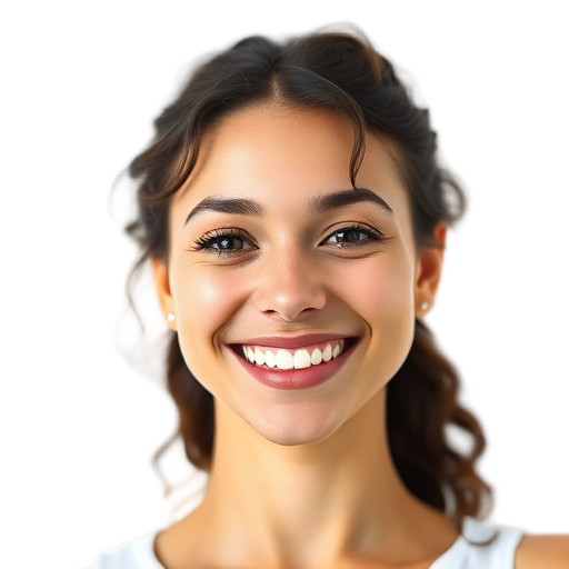 Een glimlachend persoon met een witte achtergrond.