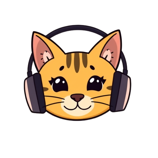 "cat headphones" "playful design" "paw prints" "ear cushions" "bold colors"