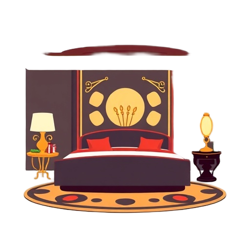 "luxe suite" "gourmet plate" "casino lights"