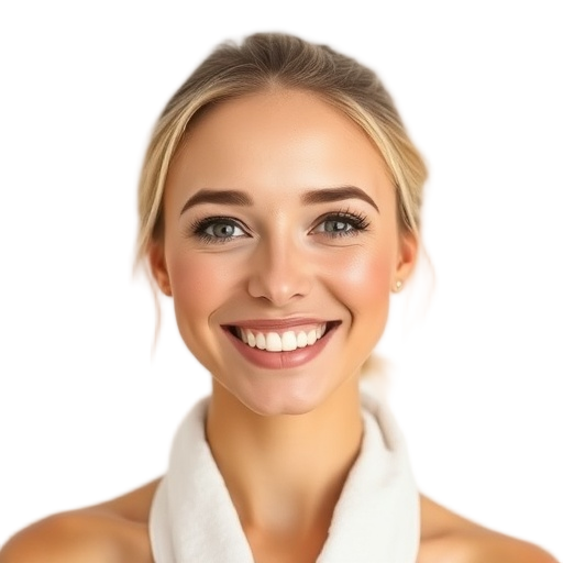 A person smiling to the camera with a white background looking like