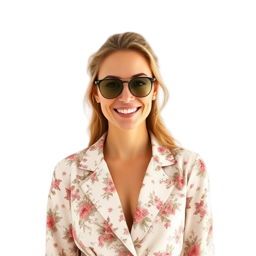 A person smiling to the camera with a white background looking like