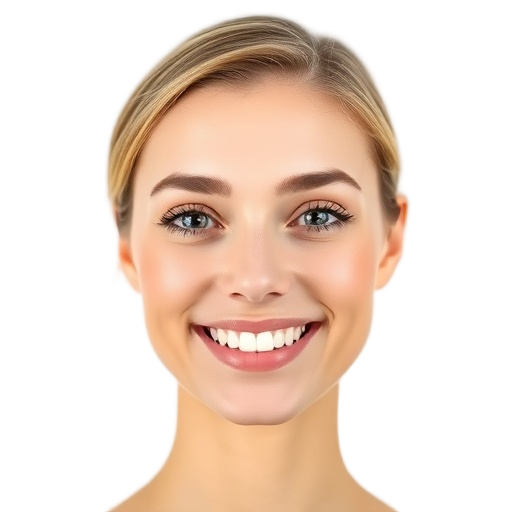 A person smiling to the camera with a white background looking like