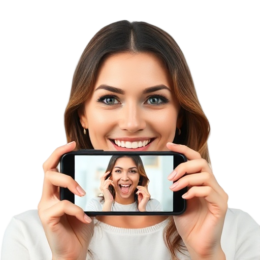 A person smiling to the camera with a white background looking like