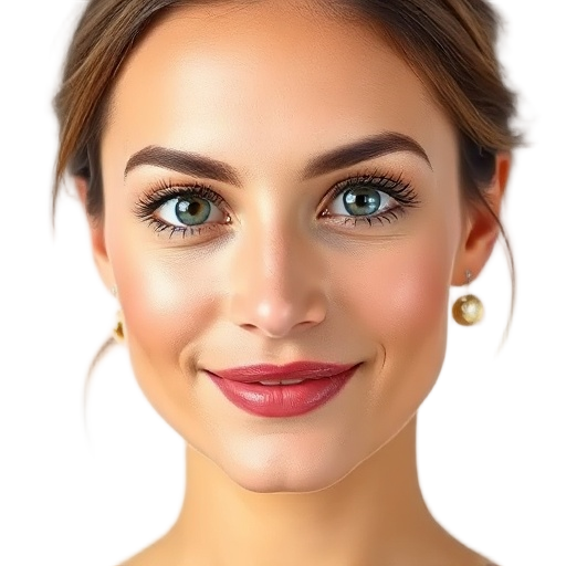 A person smiling to the camera with a white background looking like