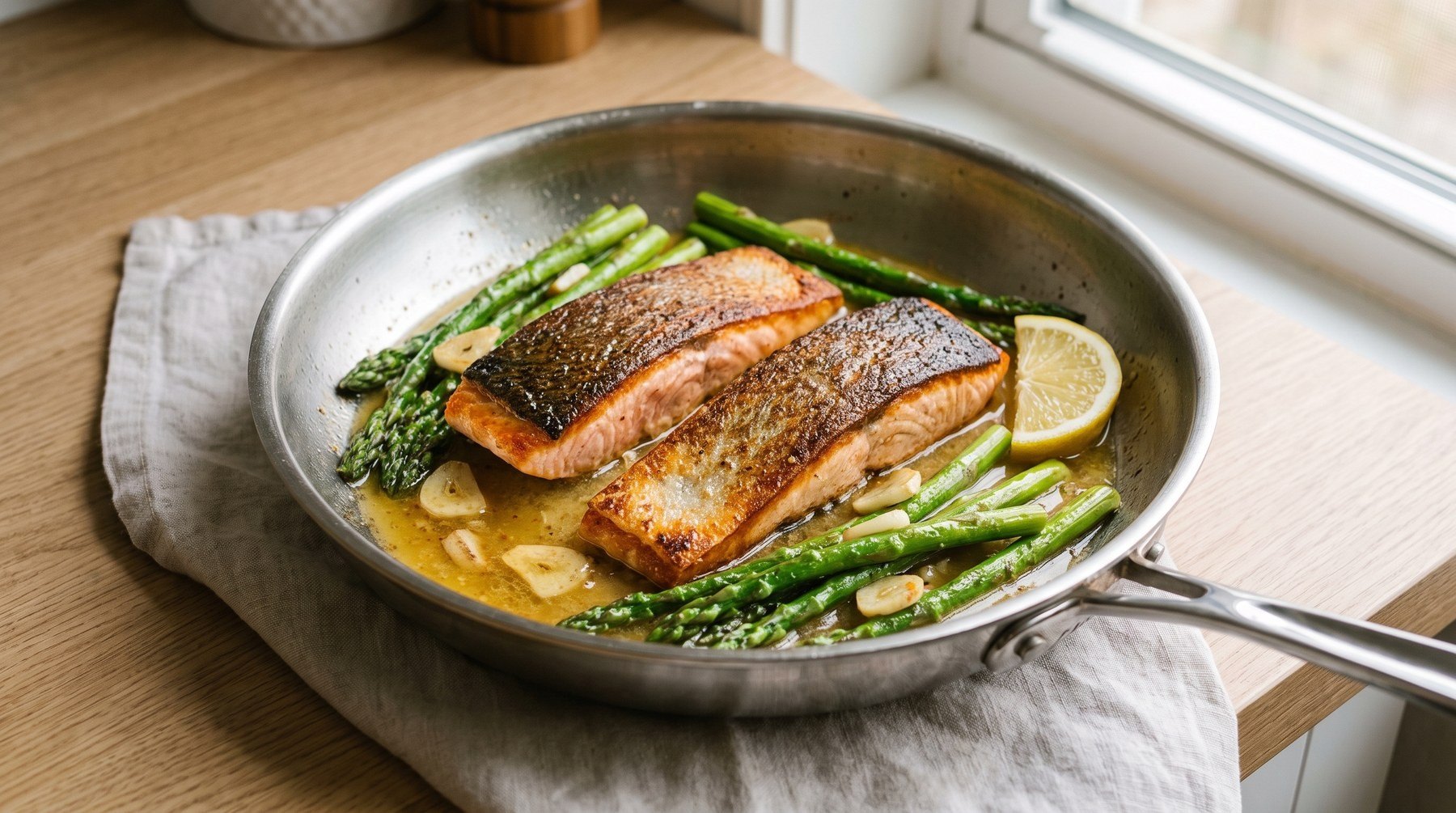 Lemon butter salmon