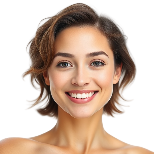 A person smiling to the camera with a white background looking like